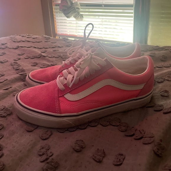 Pink Vans size 8 women’s - Picture 1 of 2